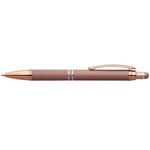 Phoenix Softy Rose Gold Metallic Pen w/ Stylus - ColorJet