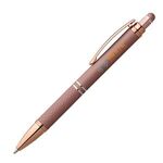 Phoenix Softy Rose Gold Metallic Pen w/ Stylus - ColorJet