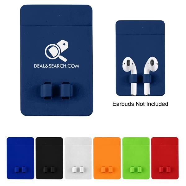 Main Product Image for Printed Phone Wallet With Earbuds Holder