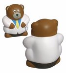 Physician Bear Stress Reliever - Brown/White