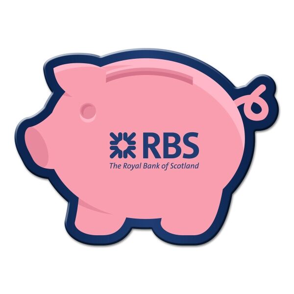 Main Product Image for Custom Printed Piggy Bank Coaster