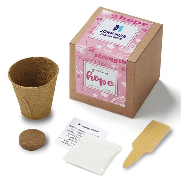 Main Product Image for Pink Garden of Hope Seed Planter Kit in Kraft Box