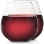 Pinot Noir Wine Glasses - Set of 2 - Clear