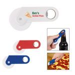 Pizza Cutter with Bottle Opener -  