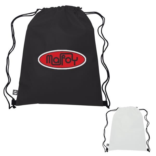 Main Product Image for Custom Printed Pla Non-Woven Drawstring Bag