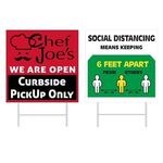 Buy Imprinted 24" x 24" Full Color Corrugated Plastic Sign