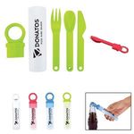 Plastic Utensil Set w/ Bottle Opener -  