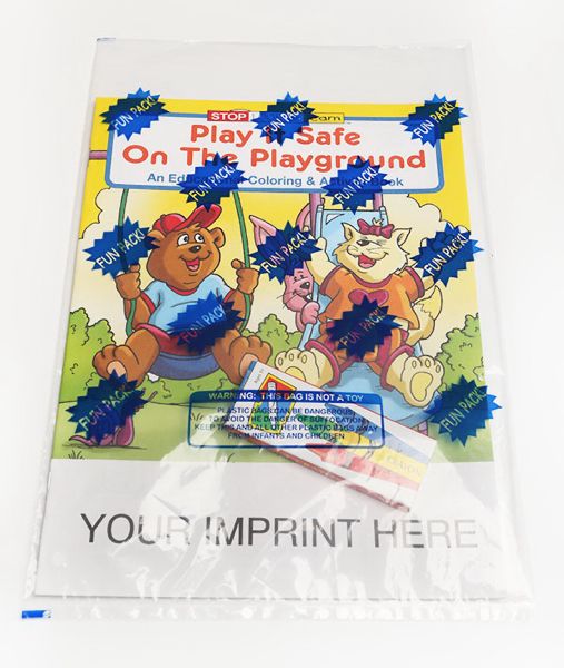 Main Product Image for Play It Safe On The Playground Coloring Book Fun Pack USA Made