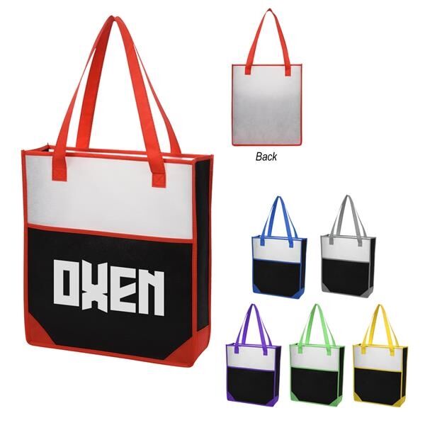 Main Product Image for Custom Printed Plaza Non-Woven Tote Bag