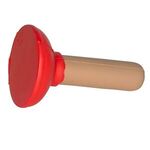Plunger Squeezies® Stress Reliever - Red-brown