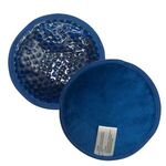 Plush Circle Gel Bead Hot/Cold Pack - Blue