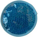 Plush Gel Beads Hot/Cold Pack Circle - Baby Blue