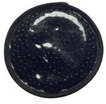 Plush Gel Beads Hot/Cold Pack Circle - Black