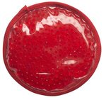 Plush Gel Beads Hot/Cold Pack Circle - Red