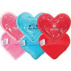 Main Product Image for Custom Printed Plush Heart Hot/Cold Pack (Fda Approved, Passed T