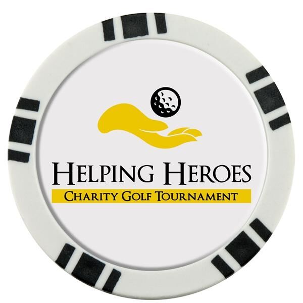 Main Product Image for Ball Marker/Poker Chip/Keepsake Token with Four Color Process Do