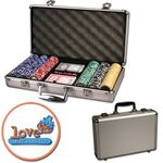 Buy Poker Chips Set With Aluminum Chip Case - 300 Full Color Chips