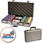 Poker chips sets: 300 full color poker chips 