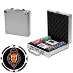 Buy Poker Chips Set & Aluminum Case - 100 Full Color 8 Stripe Chips