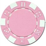 Poker chips sets with 300 chips & Aluminum case - Pink