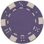 Poker chips sets with 300 chips & Aluminum case - Purple