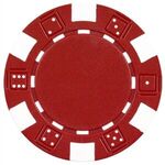 Poker chips sets with 300 chips & Aluminum case - Red