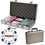 Buy Poker Chips Set With Aluminum Chip Case - 300 Dice Chips