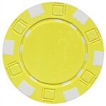 Poker chips sets with 300 chips & Aluminum case - Yellow