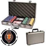 Buy Poker Chips Set & Aluminum Case - 300 Full Color 8 Stripe Chips