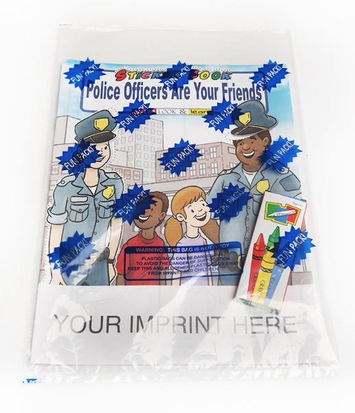 Main Product Image for Police Officers Are Your Friends Sticker Book Fun Pack