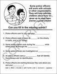 Police Officers Care Coloring and Activity Book Fun Pack -  