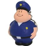 Policeman Bert™ Squeezie® Keychain - Blue