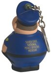 Policeman Bert Squeezie Keychain -  