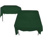 Poly/Cotton Twill Square Table Cover-Screen Printed - Forest Green