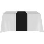 Poly/Cotton Twill Table Runner-Screen Printed 6ft - Black