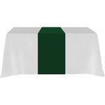Poly/Cotton Twill Table Runner-Screen Printed 6ft - Forest Green