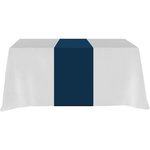 Poly/Cotton Twill Table Runner-Screen Printed 6ft - Navy Blue