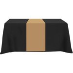 Poly/Cotton Twill Table Runner-Screen Printed 6ft - Tan