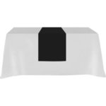 Poly/Cotton Twill Table Runner-Screen Printed - Black