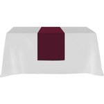 Poly/Cotton Twill Table Runner-Screen Printed - Burgundy