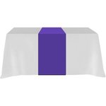 Poly/Cotton Twill Table Runner-Screen Printed - Purple