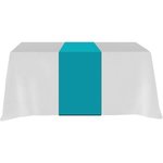 Poly/Cotton Twill Table Runner-Screen Printed - Teal