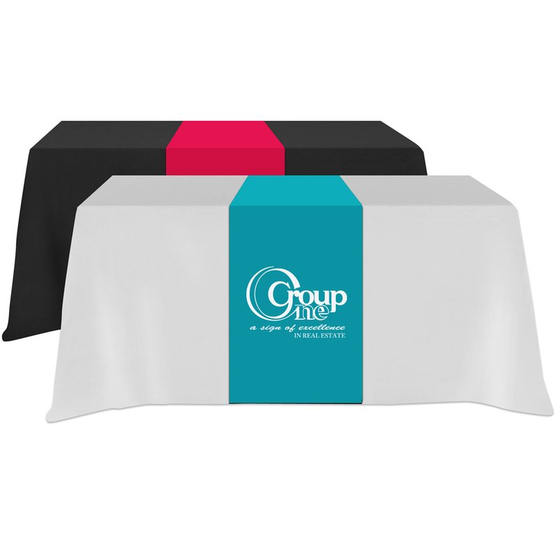 Main Product Image for Trade Show Table Runners Screen Printed Poly/Cotton Twill