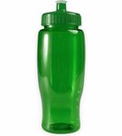 Poly-Pure 27 oz Transparent Bottles - Transparent Green