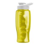 Poly-Pure - 27 oz. Bottle - Drink-Thru Lid - Digital - T. Yellow