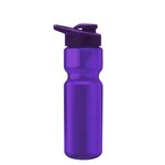 Poly Pure 28 Oz. Bottle - Drink Thru Lid - Violet