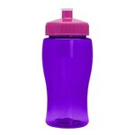 Poly-Pure Junior 18 oz Transparent Bottles - Transparent Violet