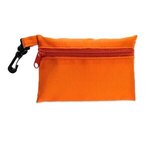 Polyester Zip Tote - Orange