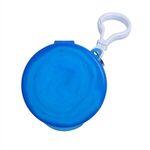Poncho in Carabiner Case - Blue