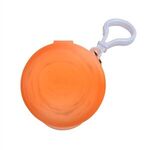 Poncho in Carabiner Case - Orange